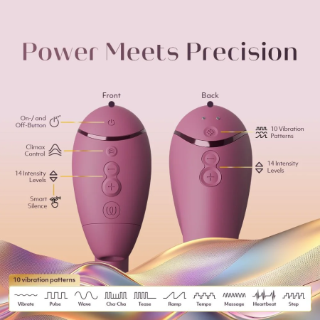 Бесконтактный клиторальный стимулятор Womanizer Next Duo, розовый