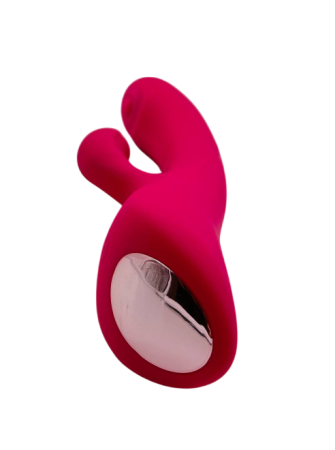 Вибратор-кролик с пульсацией Aphrodisia Duo-pulse 22 см