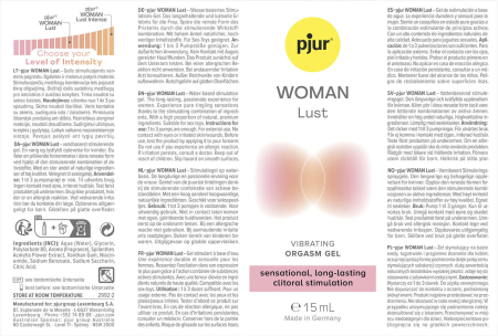 Жидкий вибратор Pjur Woman Lust 15 мл со вкусом клубники