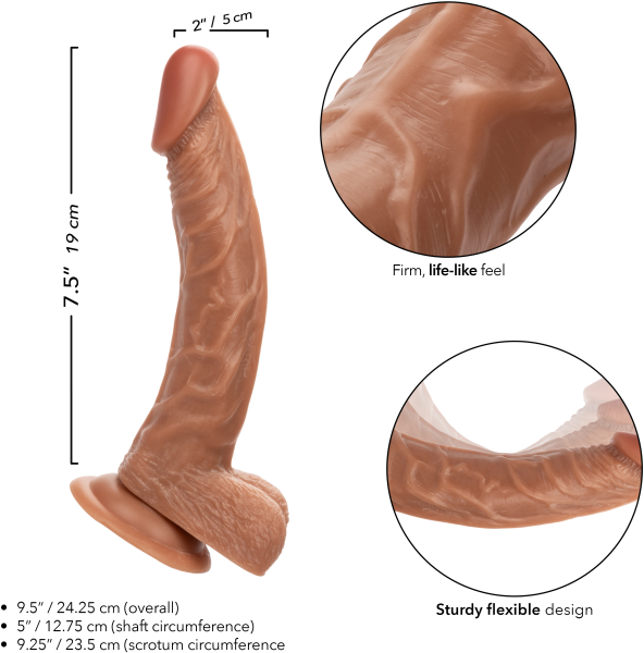 Фалоимитатор реалистичный на присоске Working Stiff The Personal Trainer