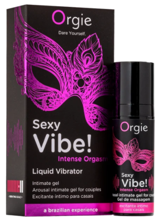 Жидкий вибратор с разогревающим и охлаждающим эффектом ORGIE Sexy Vibe Intense Orgasm 15 мл