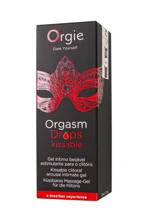 Возбуждающий гель для клитора ORGIE Orgasm Drops Kissable 30 мл