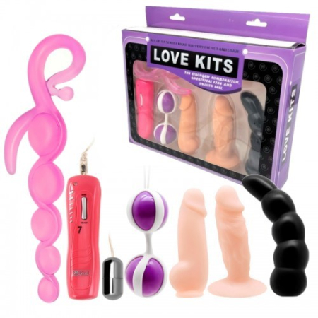 Любовный набор Love Kits из 6 предметов Baile