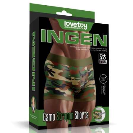 Шорты для страпона камуфляжные Ingen Camo XS/S