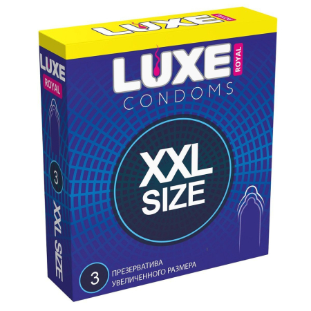 Увеличенные презервативы LUXE ROYAL XXL 3шт