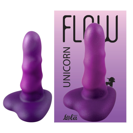 Нереалистичный фаллоимитатор Lola Toys Unicorn Mini Purple 12,5 см