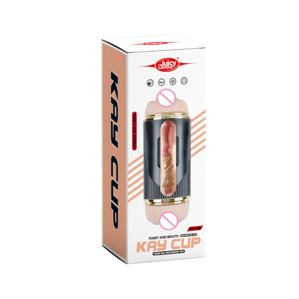 Автоматический мастурбатор вагина и ротик с зубками Juicy Lamour