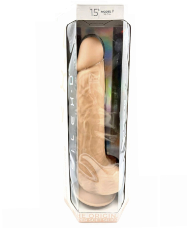 Реалистичный фаллоимитатор SILEXD Model 1 "15" 38 см