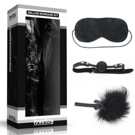 Набор для ролевых игр Deluxe Bondage Kit (маска, кляп, тиклер)