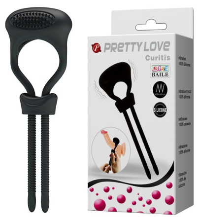 Утяжка на пенис с вибрацией Pretty Love Curitis