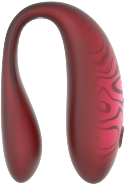 Парный вибромассажер TWIN+ Red с управлением через приложение