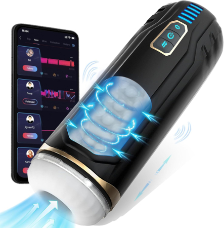 Иновационный мастурбатор с телескопическими движениями Cosima Cup