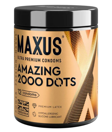 MAXUS Презервативы точечные Amazing 12 шт X-Edition