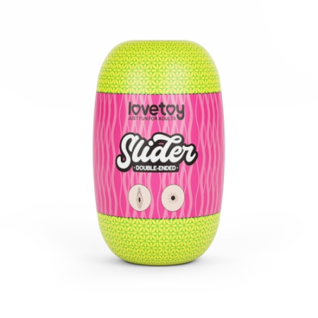 Реалистичный двухсторонний мастурбатор вагина и анус Slider Double-Ended