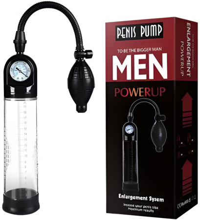 Вакуумная помпа с манометром Men Powerup Powerup