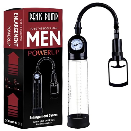 Вакуумная помпа с манометром Men Powerup