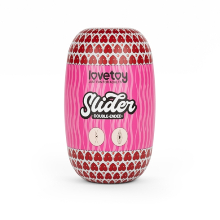 Реалистичный двухсторонний мастурбатор вагина и анус Slider Double-Ended