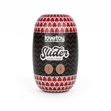 Реалистичный двухсторонний мастурбатор вагина и анус Slider Double-Ended