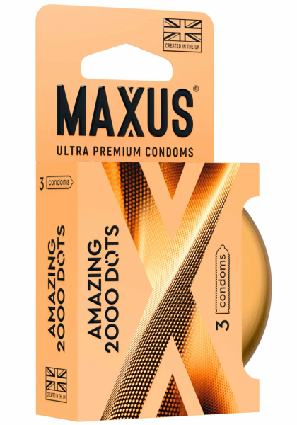 Презервативы точечные MAXUS Amazing X-Edition 3шт