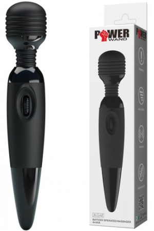Вибромассажер с мощной вибрацией Pretty Love Power Wand черный