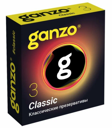 Презервативы Ganzo Classic классические 3 шт