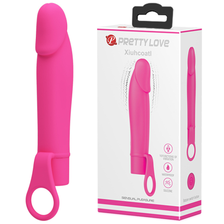 Мини-вибратор  Pretty Love Xiuhcoatl розовый